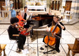 Mongolian Piano Trio in Italy