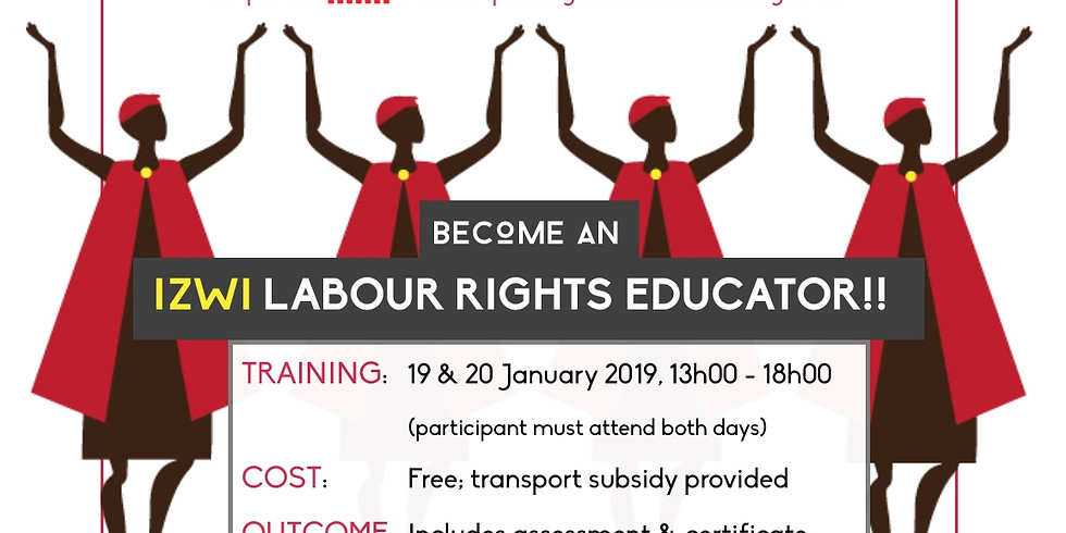 Labour Rights Educator Training