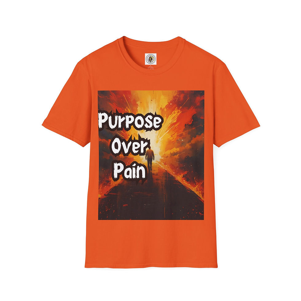Thumbnail: Purpose Over Pain Unisex T-Shirt – Motivational  Tee