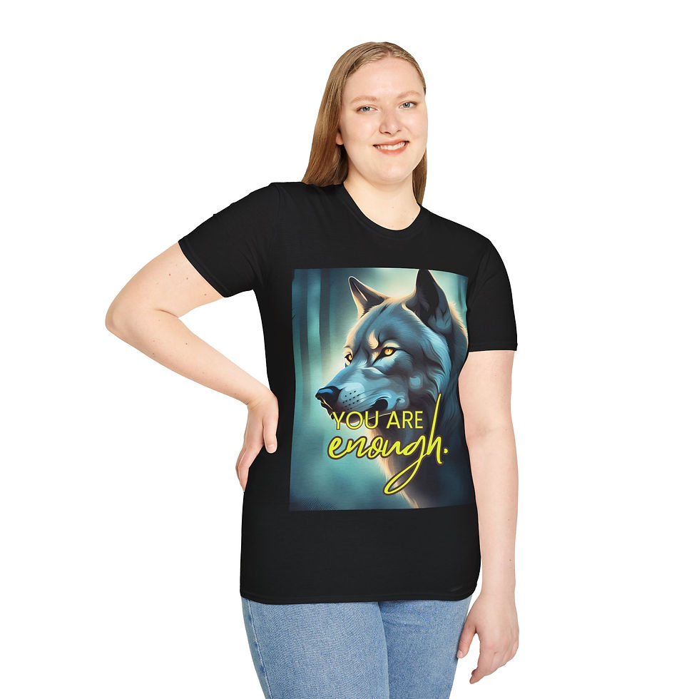 Thumbnail: You Are Enough Motivational T-shirt Unisex Heavy Cotton Tee