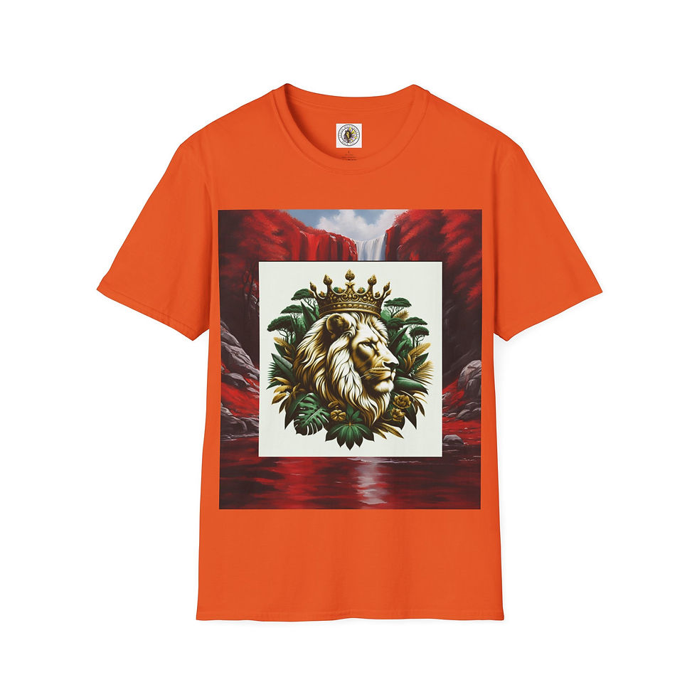 Thumbnail: Keep Holding On Lion Motivational Mountain Tee