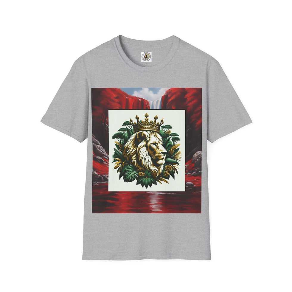 Thumbnail: Keep Holding On Lion Motivational Mountain Tee