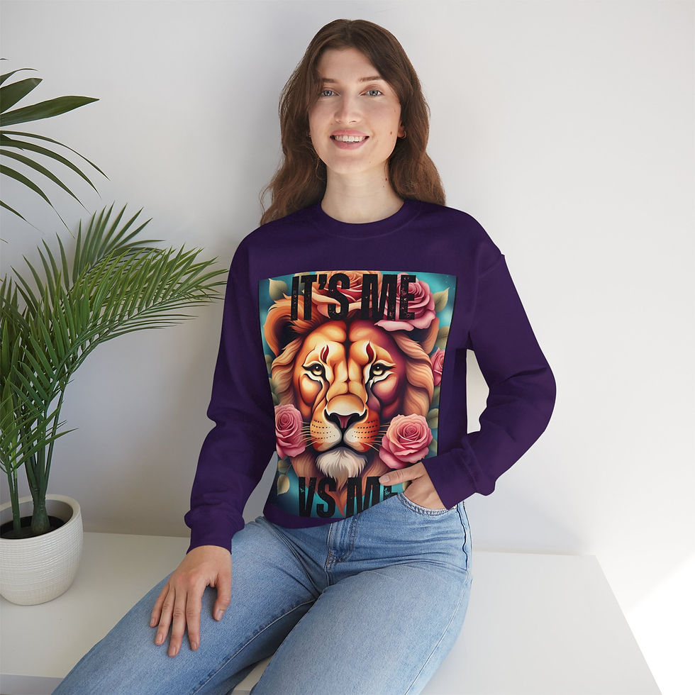 Thumbnail: ITS ME VS ME Unisex Sweatshirt Motivational Apparel