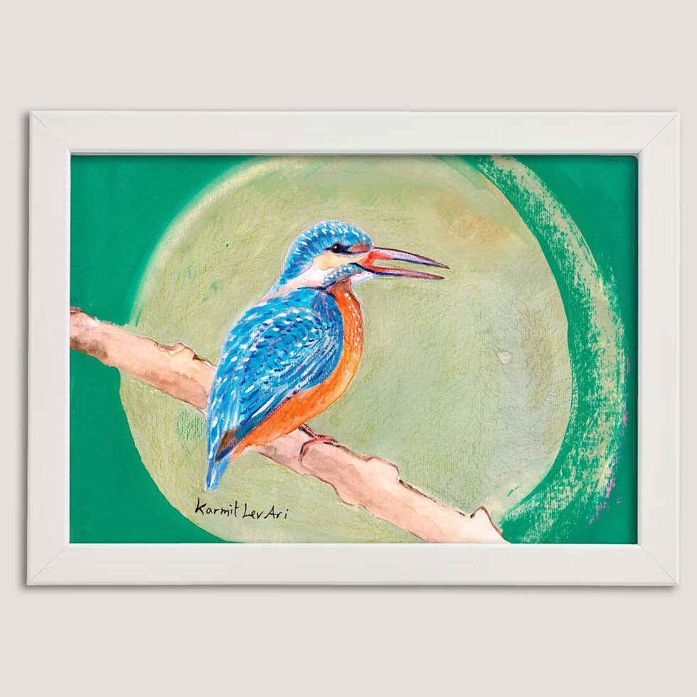 שלדג באור ירוק