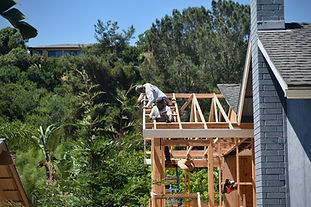 People working on an ADU