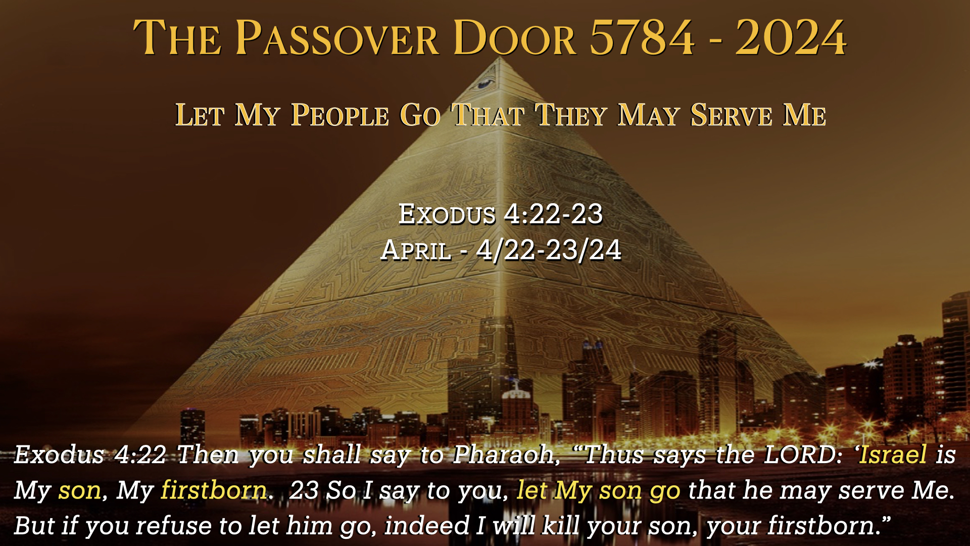 Passover 5784 Word