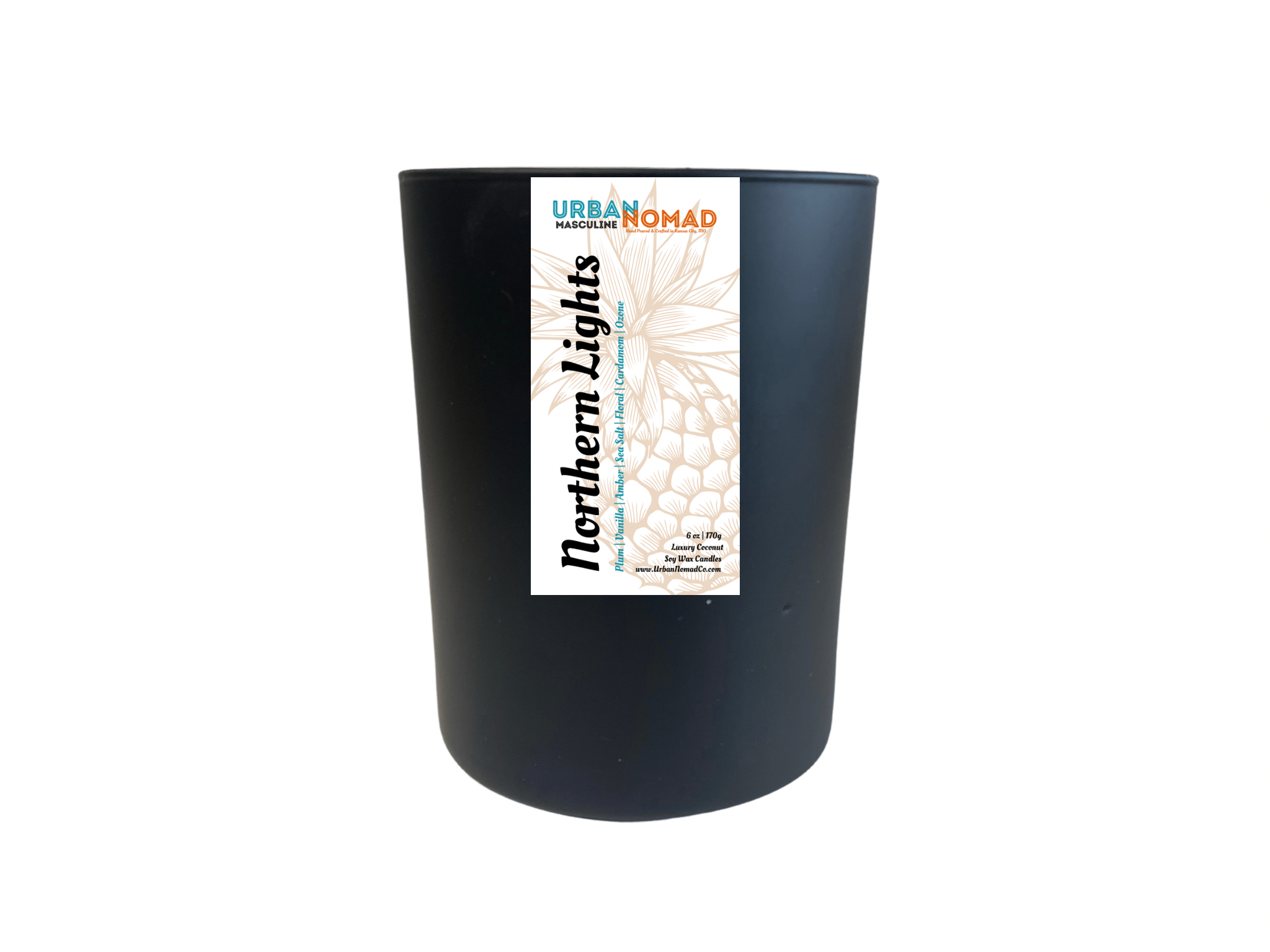 Northern Lights | Luxury Coconut Soy Masculine Candle