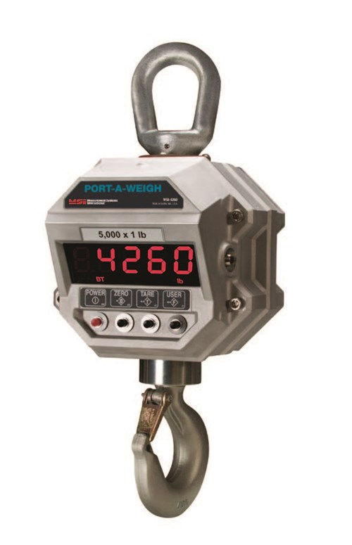 MSI-4260C Port-A-Weigh Industrial Crane Scale – 10,000 lb × 2 lb