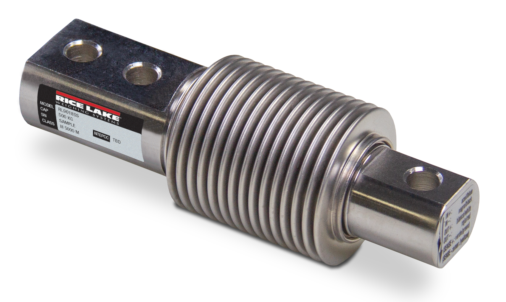 Rice Lake RL9018SS 10 kg Stainless Steel Single Ended Beam Load Cell