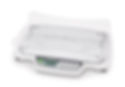 Rice Lake 650-10-1 Neonatal Scale with an open tray design, showcasing its compact size and user-friendly features.