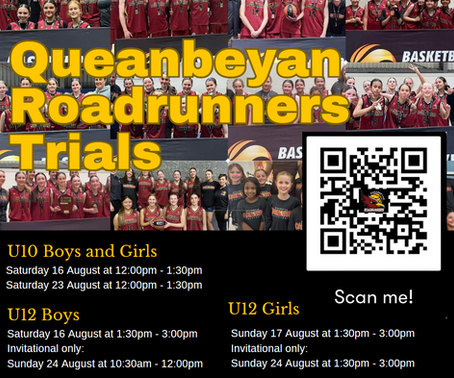 Queanbeyan Roadrunners Trials 🏀