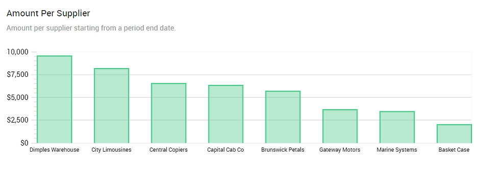 Accounts Payable Report | Amount Per Supplier | Ocerra AP