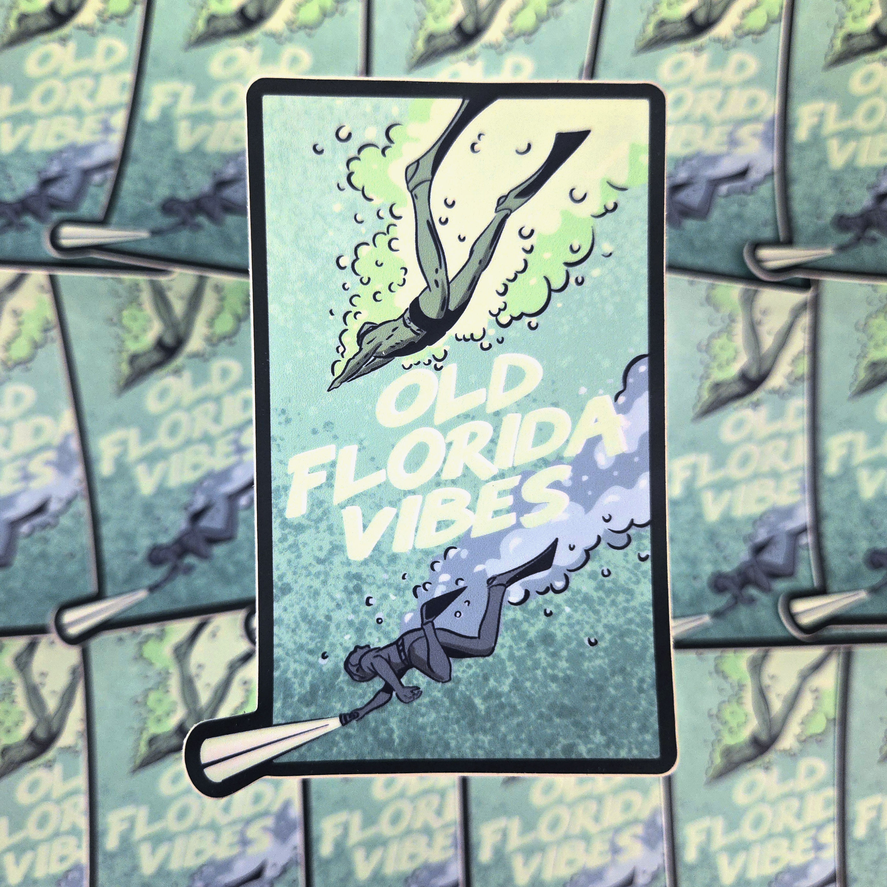 Diving into Florida - Sticker