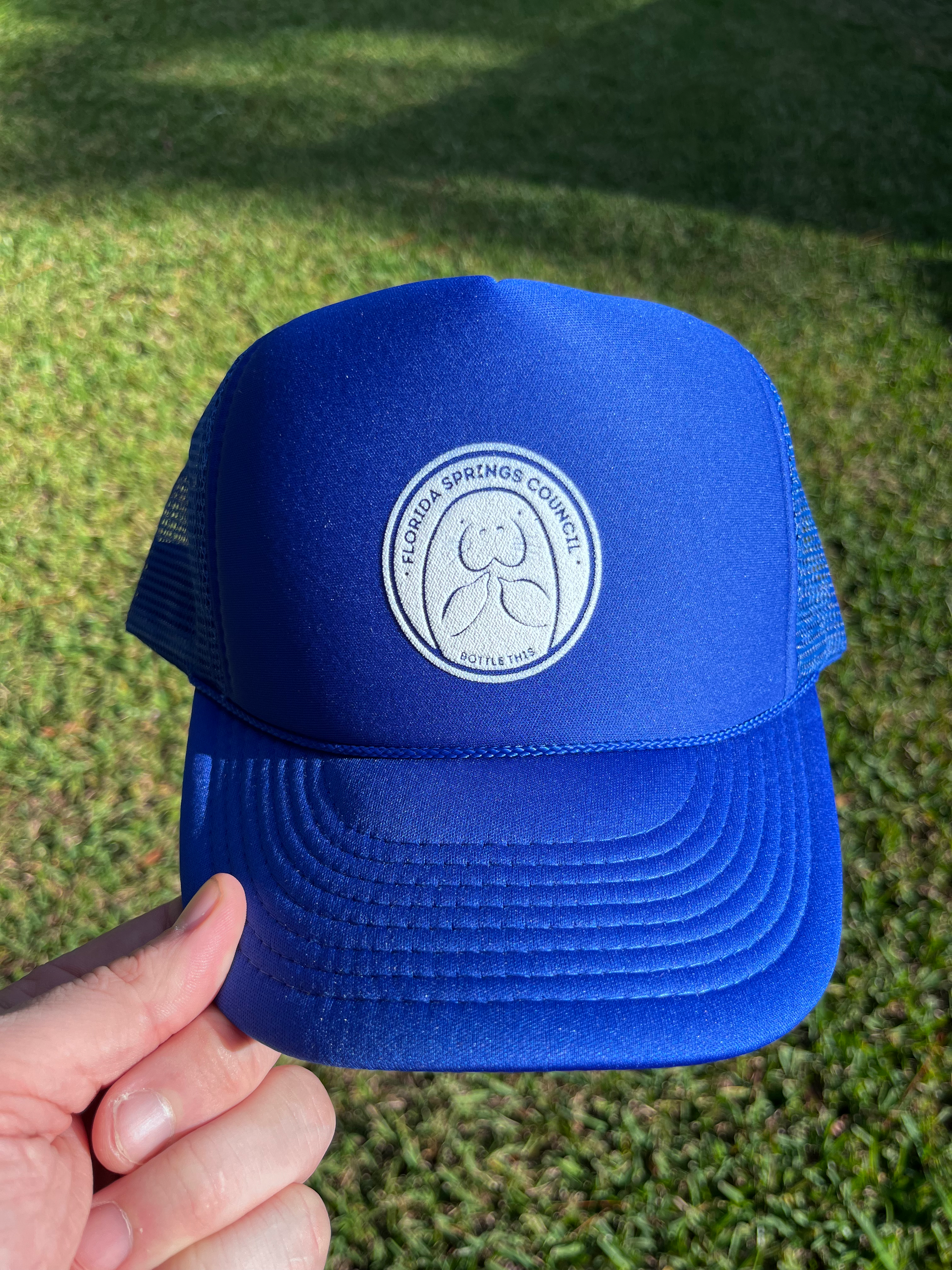 Old School Hat x OFV - Royal Blue Manatee