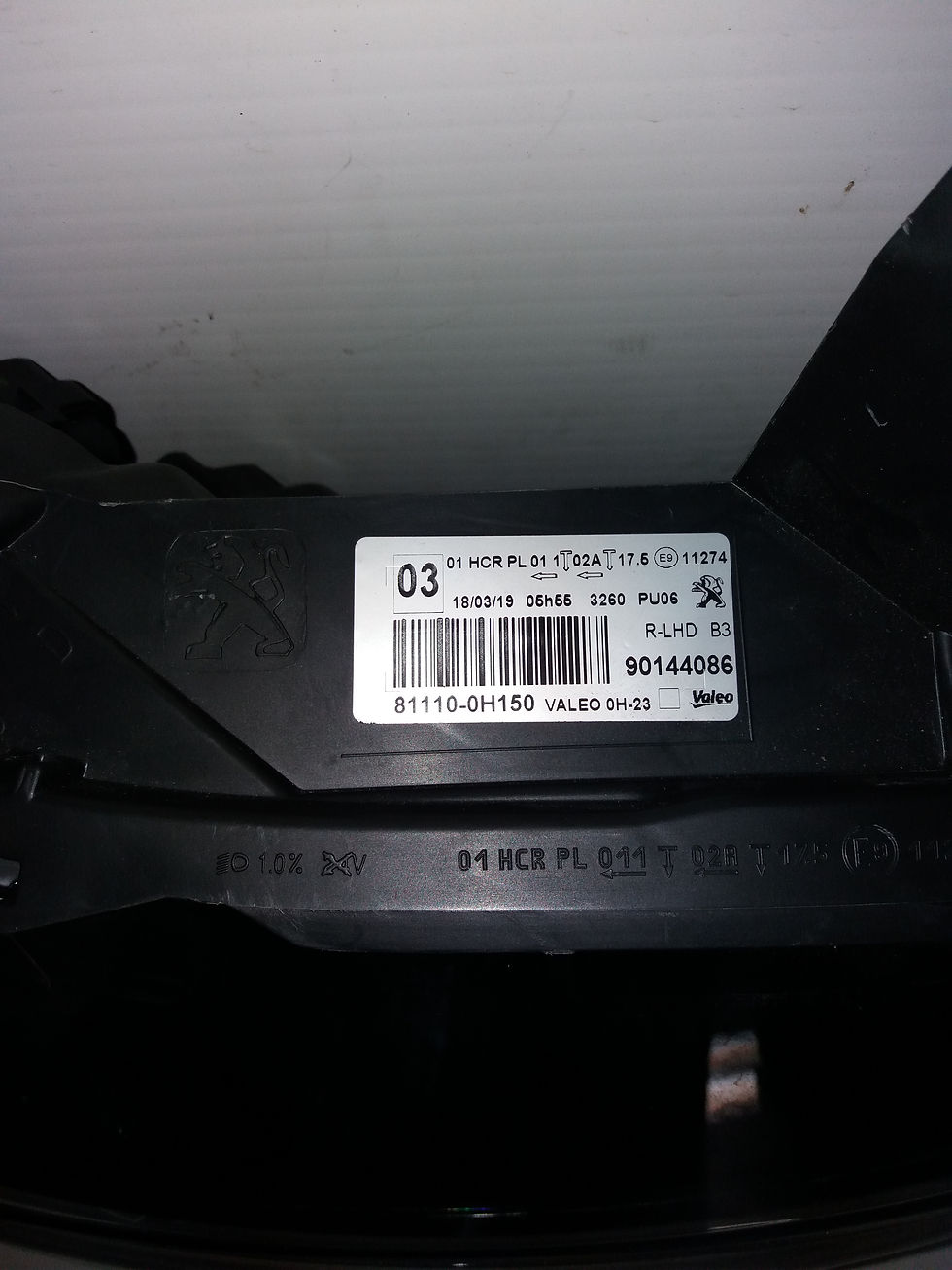 Miniatura: Ligier Fanale ant. Dx. (non funzionante luce posizione a led)  (C) S.L