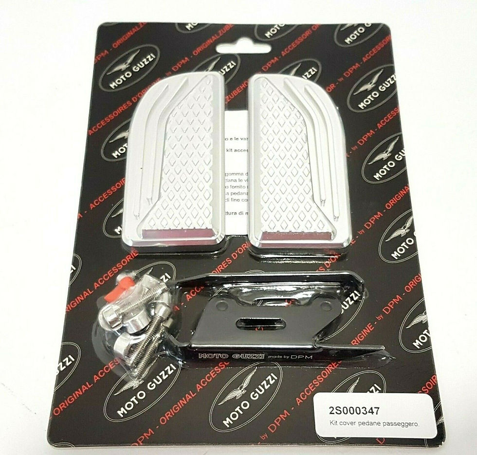 Moto Guzzi Coppia pedane pilota alluminio