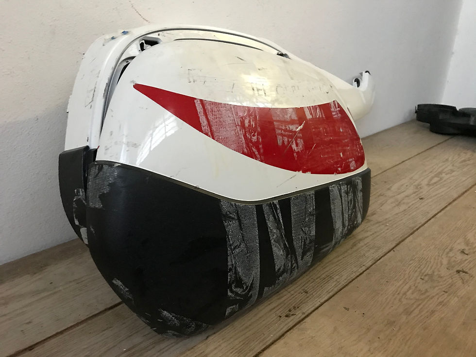 Thumbnail: Honda Borsa post dx bianca Deuville 650 2002-2004 S.L