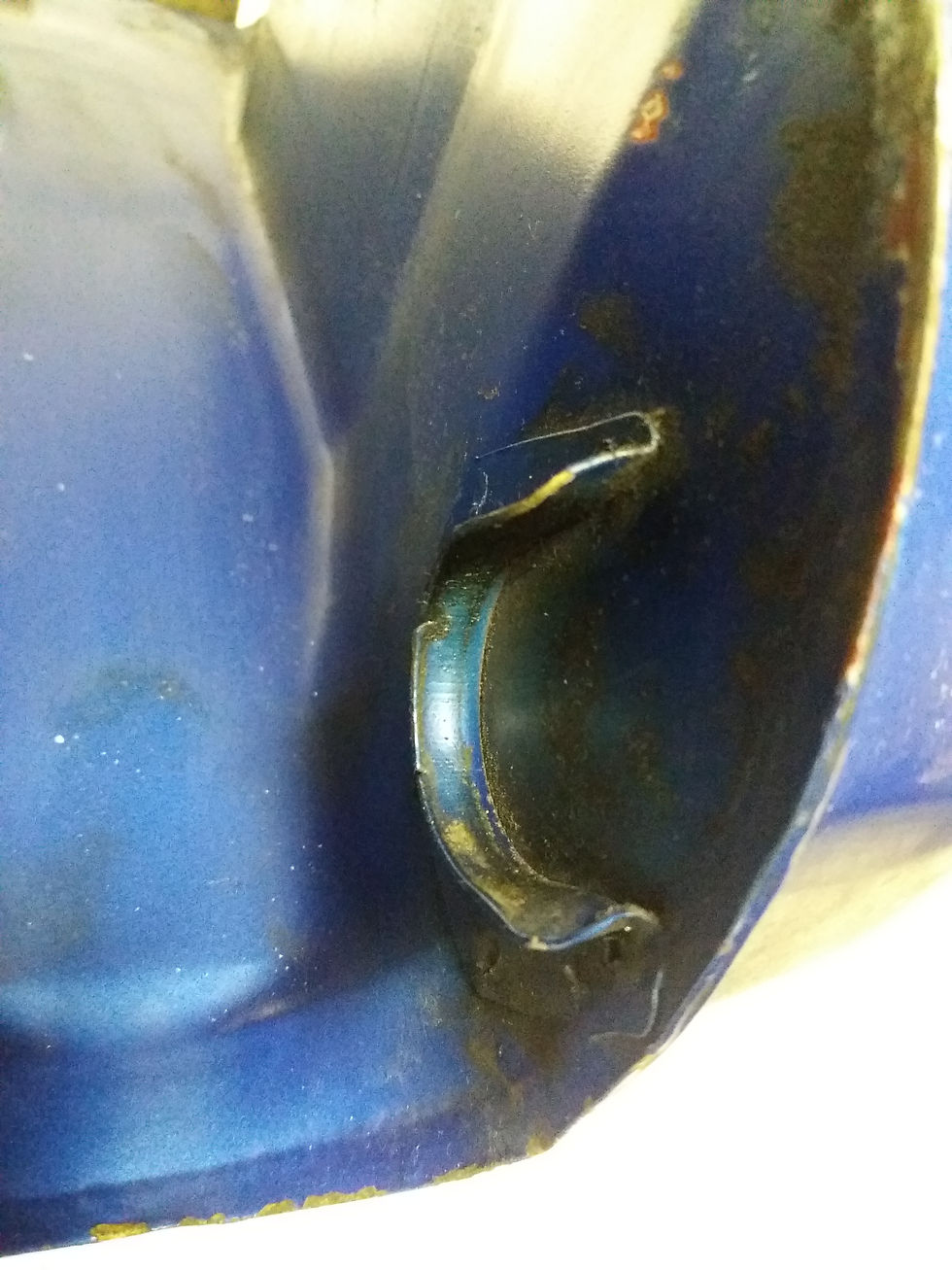 Thumbnail: Moto Guzzi Serbatoio 250TS blu/oro SL (86-A)