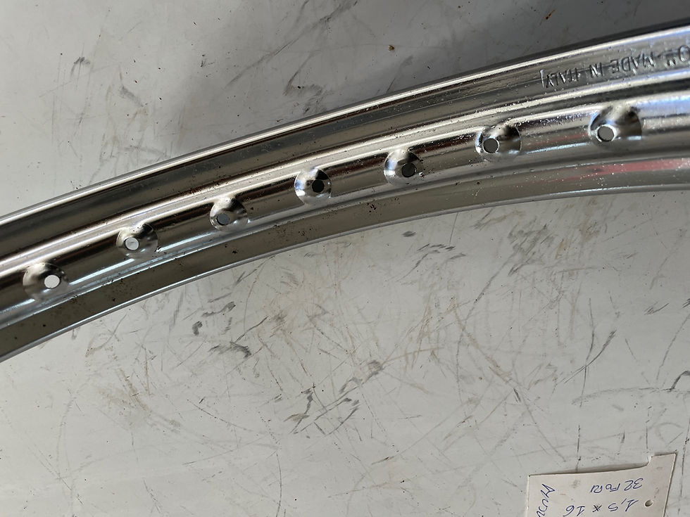 Miniatura: Cerchio acciaio SANREMO  1,5 x 16 - 32 fori nuovo  VV