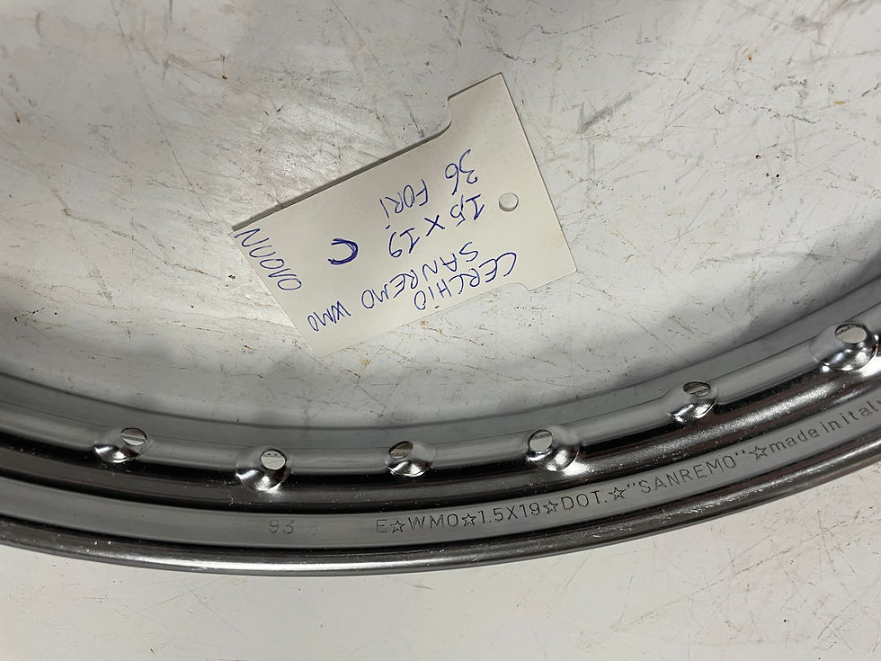 Miniatura: Cerchio acciaio SANREMO   C WM0 1,5 x 19 - 36 fori nuovo   VV