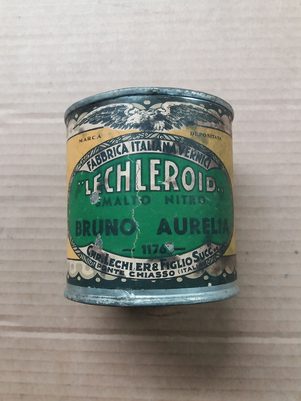 Thumbnail: FABBRICA ITALIANA VERNICI LECHLEROID 1176 (A) BRUNO AURELIA H10CM -VV