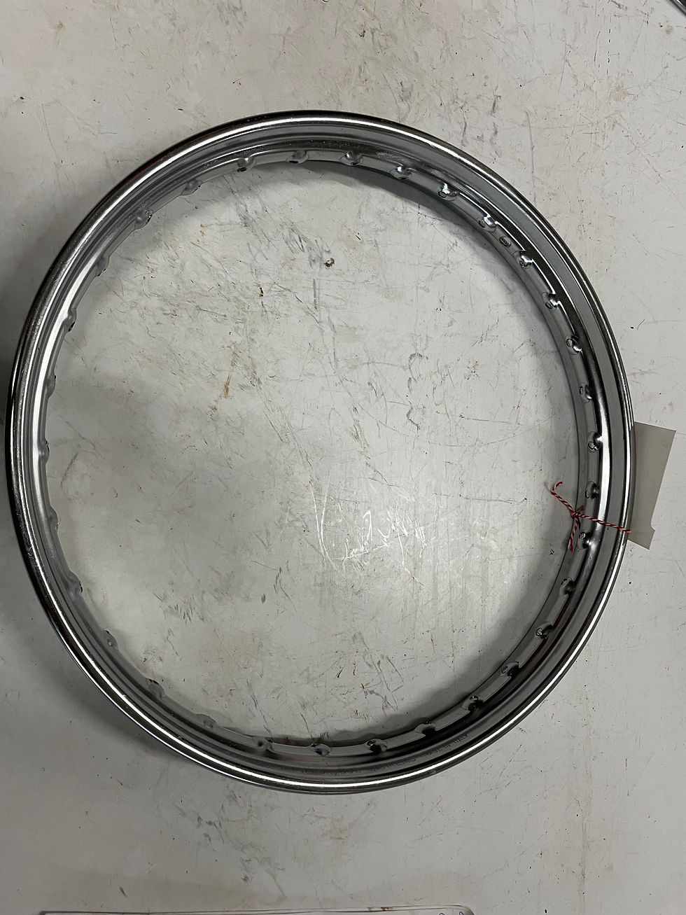 Miniatura: Cerchio acciaio SANREMO   C WM0 1,5 x 19 - 36 fori nuovo   VV