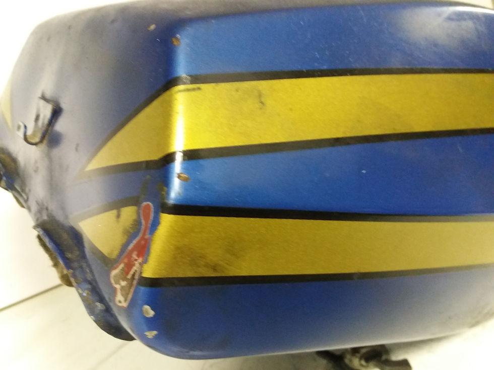 Thumbnail: Moto Guzzi Serbatoio 250TS blu/oro SL (86-A)