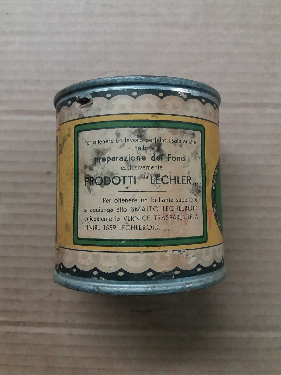 Thumbnail: FABBRICA ITALIANA VERNICI LECHLEROID 1050 GRIGIO LANCIA H10CM - VV