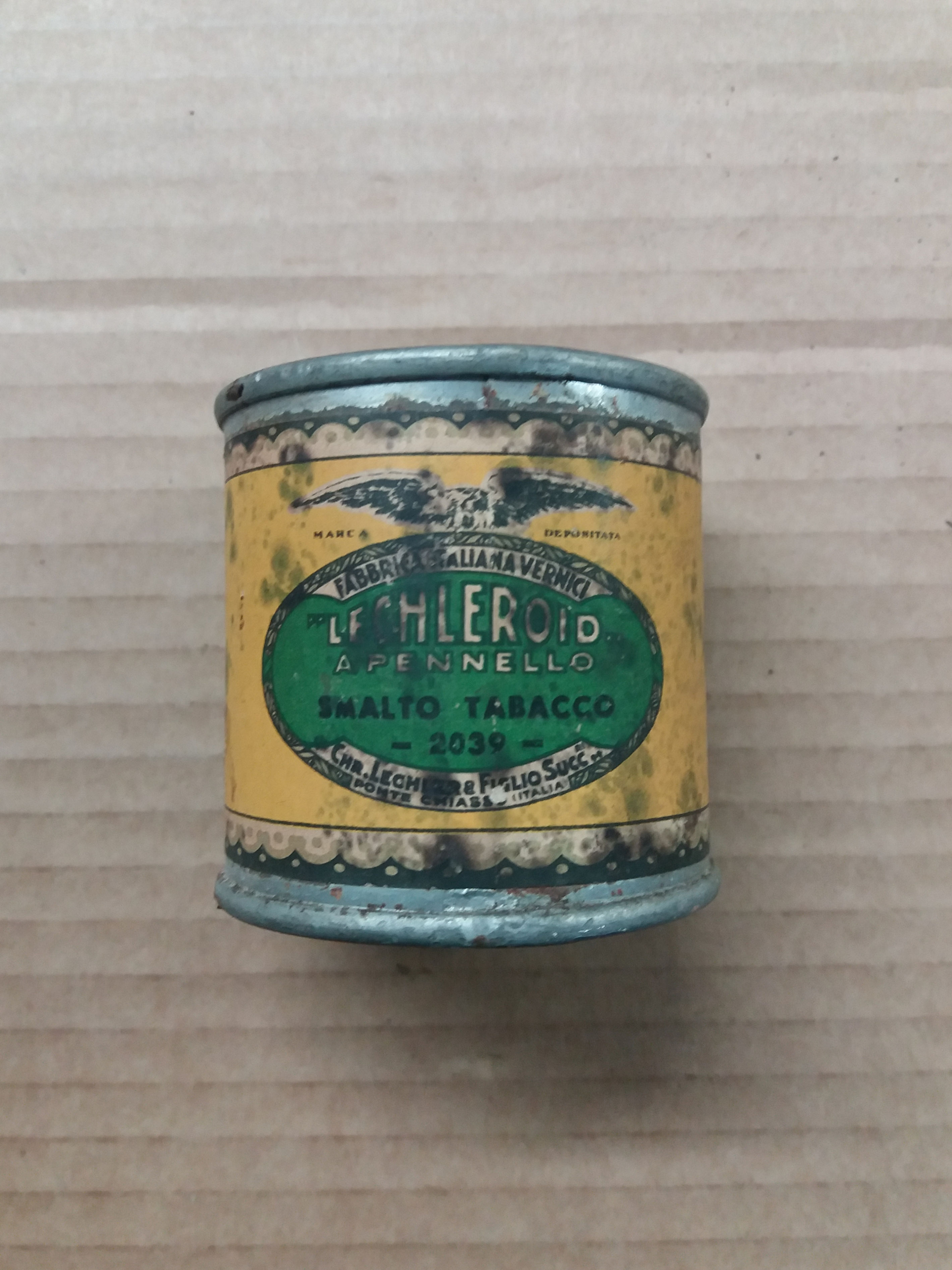 FABBRICA ITALIANA VERNICI  LECHLEROID 2039 SMALTO TABACCO H5,5CM - VV