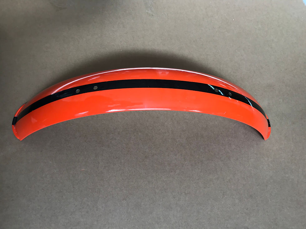 Thumbnail: Ducati Parafango ant arancio D  Scrambler VV