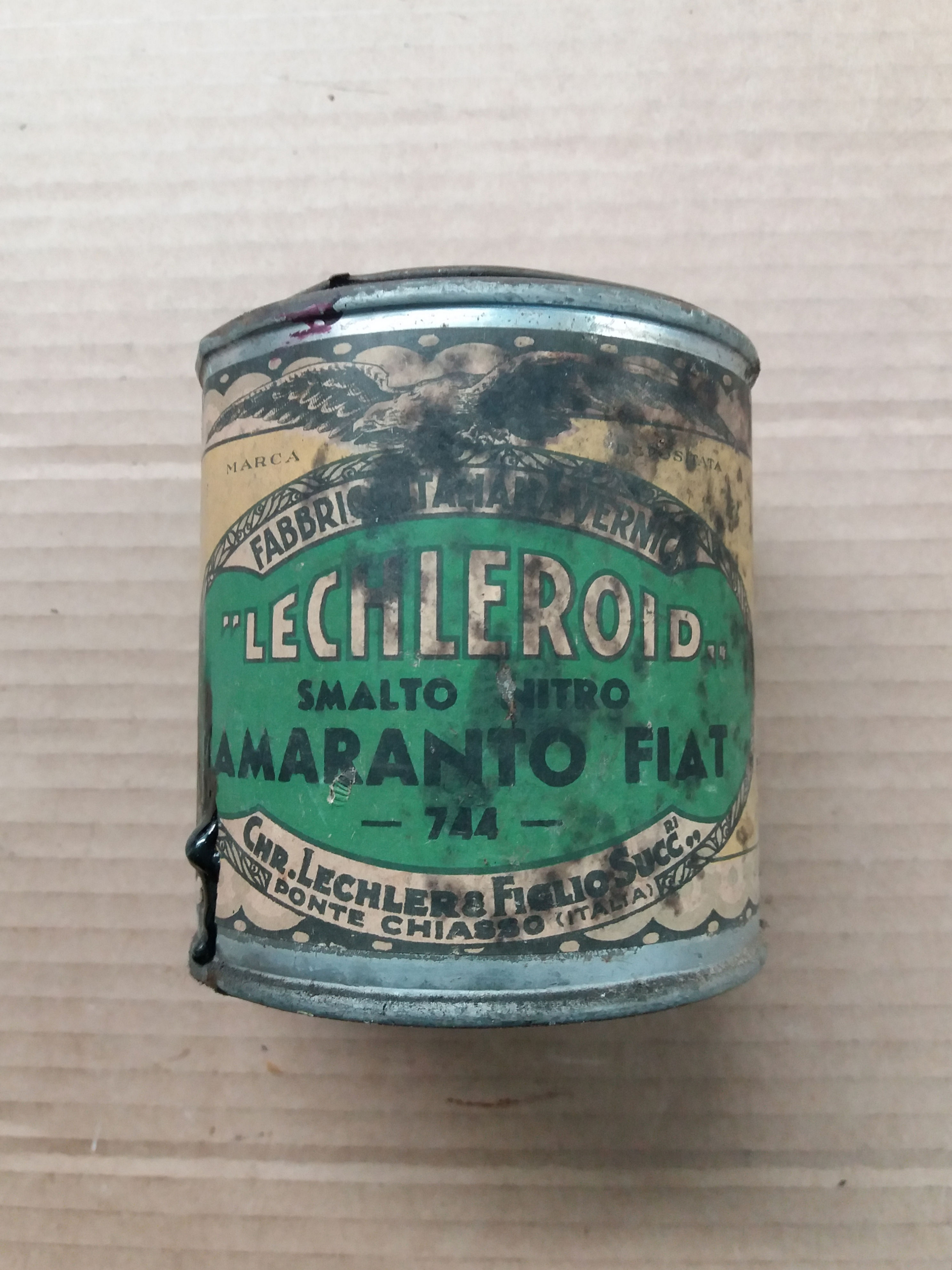 FABBRICA ITALIANA VERNICI  LECHLEROID 744 (A) AMARANTO FIAT H10CM - VV