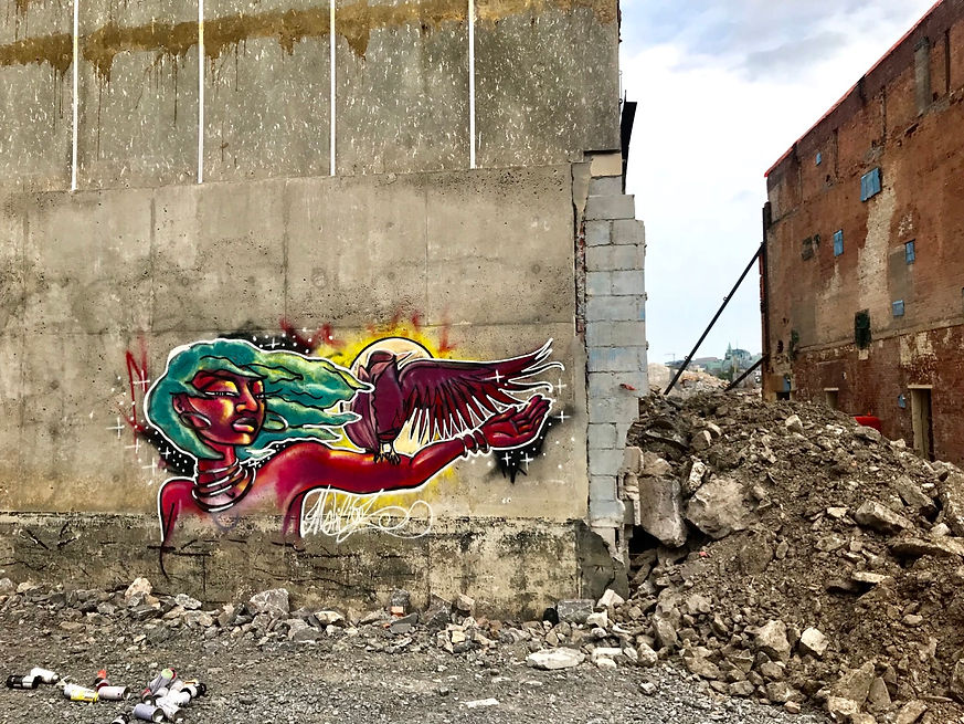 maliciouz graffiti mural ottawa