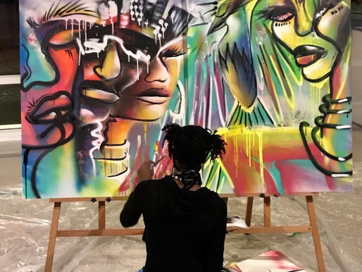 Live Painting au Musée d’Art de Joliette