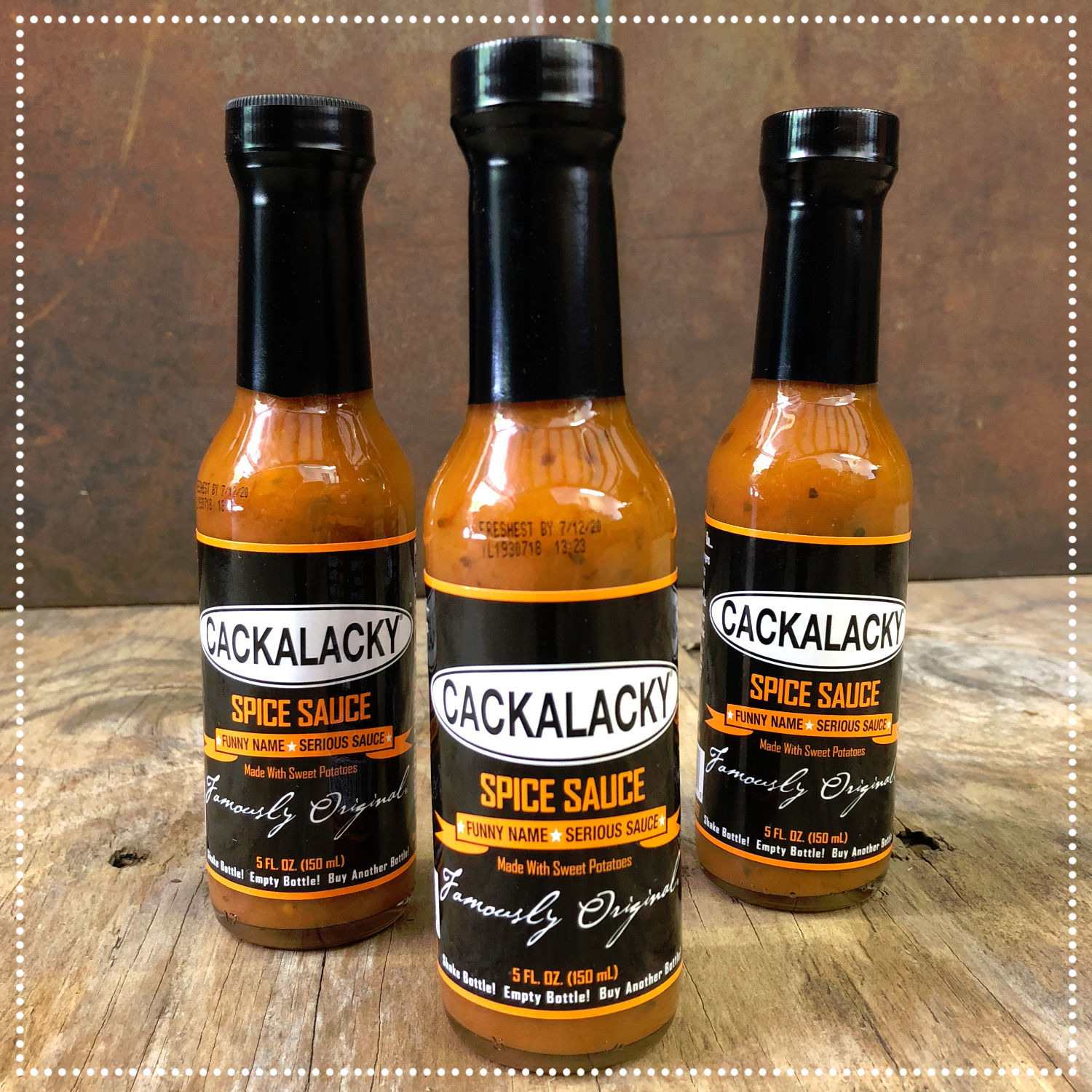 Cackalacky® Spice Sauce - 5oz Bottle -Three Pack