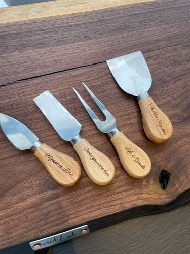 Life is Gouda Charcuterie Knife Set | Wood & Ash
