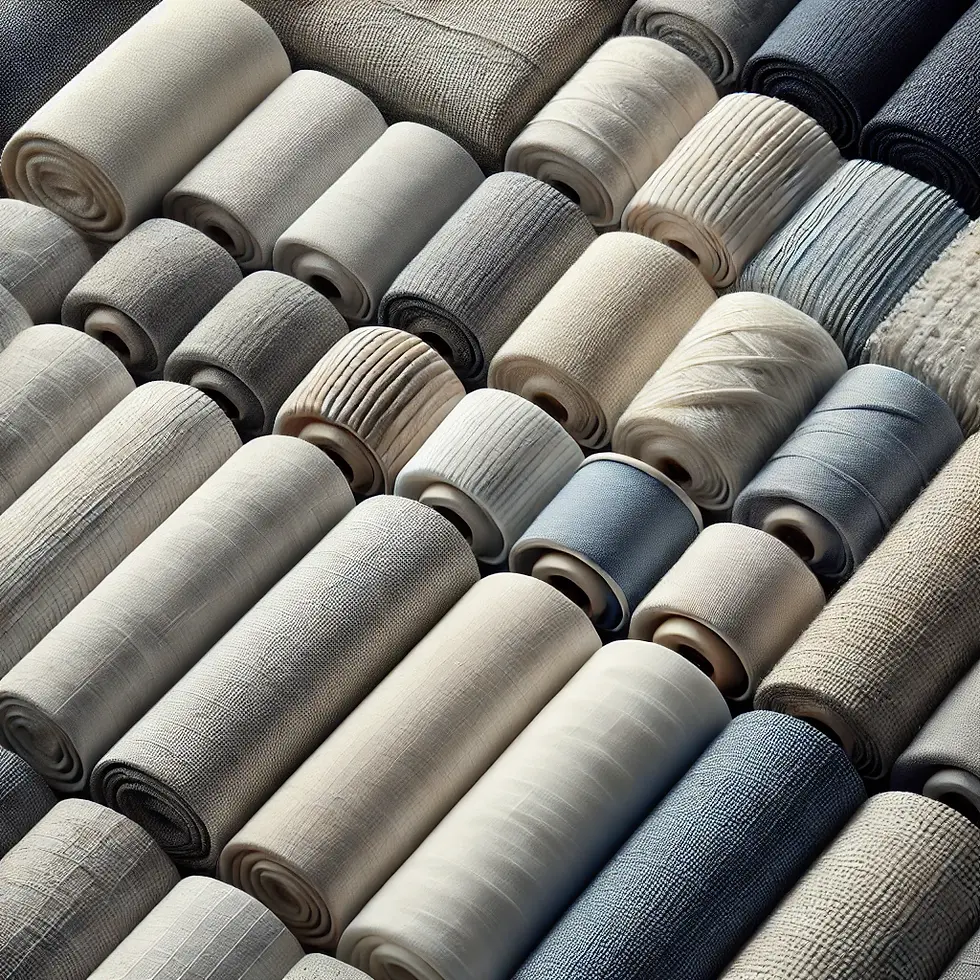 DALL·E 2025-03-23 00.10.35 - A highly realistic close-up of different fabric materials, in