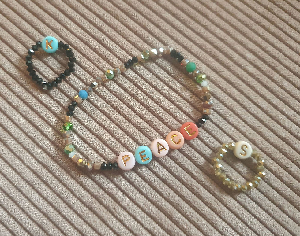 Miniaturbild: Personalisierte Stretch-Perlringe 