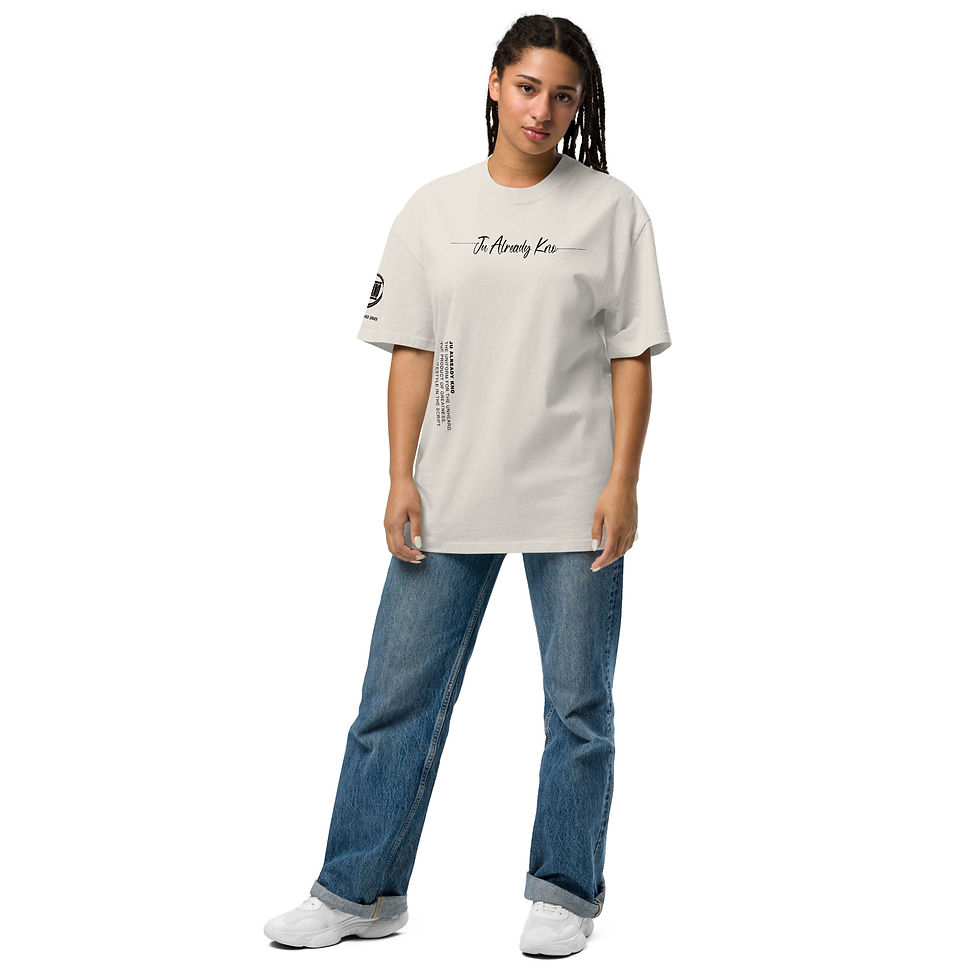 Thumbnail: Oversized faded t-shirt