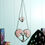Thumbnail: Heart-shaped Tree of Life Rose Quartz Crystal Dream Catcher Wall/Window Decor