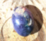 Purple Grape Agate Palm Stone