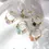 Thumbnail: 18 Gold Karats Natural Crystals Hand Wired Adjustable Ring