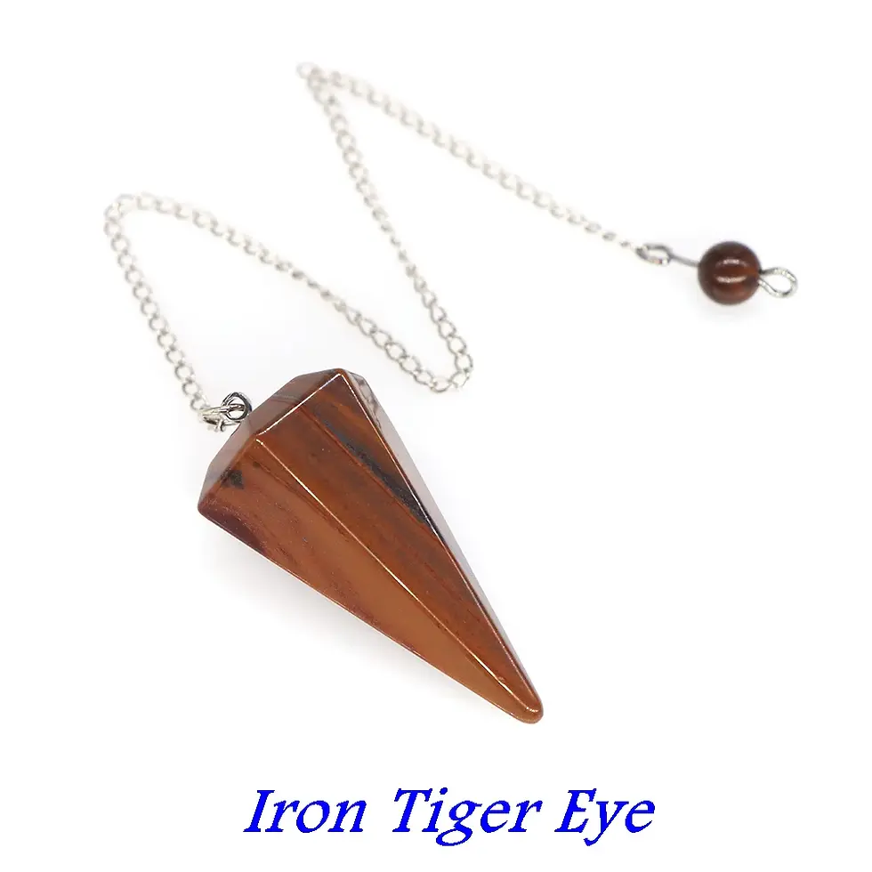 Thumbnail: Natural Quartz Reiki Healing Pendulum Dowsing Spiritual Divination
