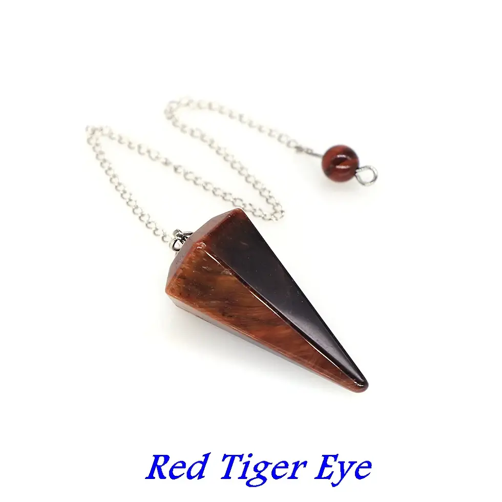 Thumbnail: Natural Quartz Reiki Healing Pendulum Dowsing Spiritual Divination
