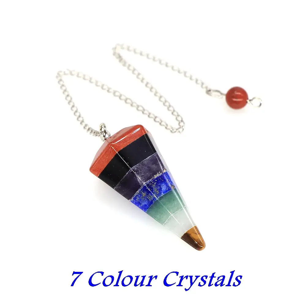 Thumbnail: Natural Quartz Reiki Healing Pendulum Dowsing Spiritual Divination