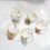 Thumbnail: 18 Karats Natural Crystals Hand Wired Solitaire Ring