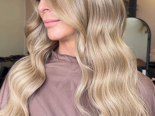 Blonde hair colour result at Studio K Hair Salon in Wynnum