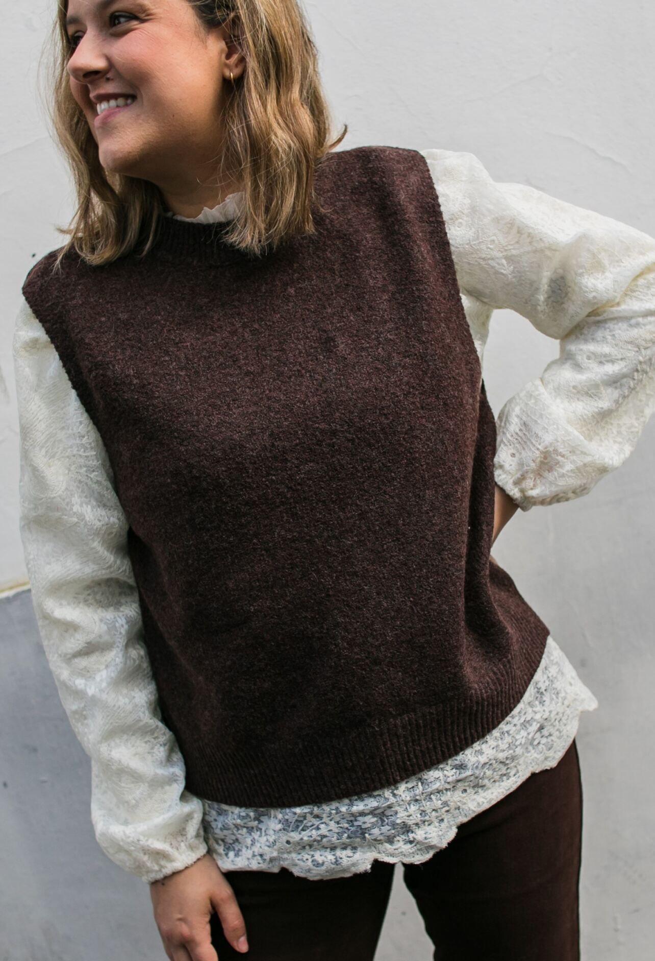 Conjunto Colete + blusa