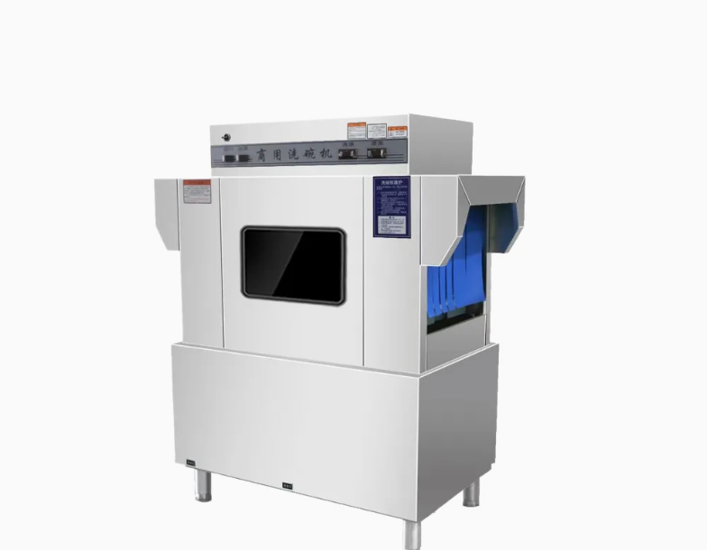 Industrial automatic conveyor type commercial dishwasher for large canteens - GUBO Factory