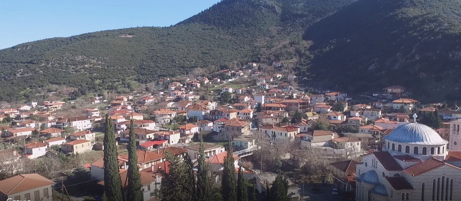 Πτήση πάνω από το Χάνι της Γραβιάς-Flight over Hani of Gravia