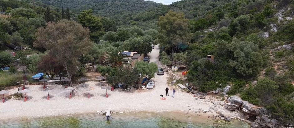 Πτήση πάνω από την παραλία Σαρακήνικο 13-05-2022 13:00-Flight over Sarakiniko beach of Ithaca Island